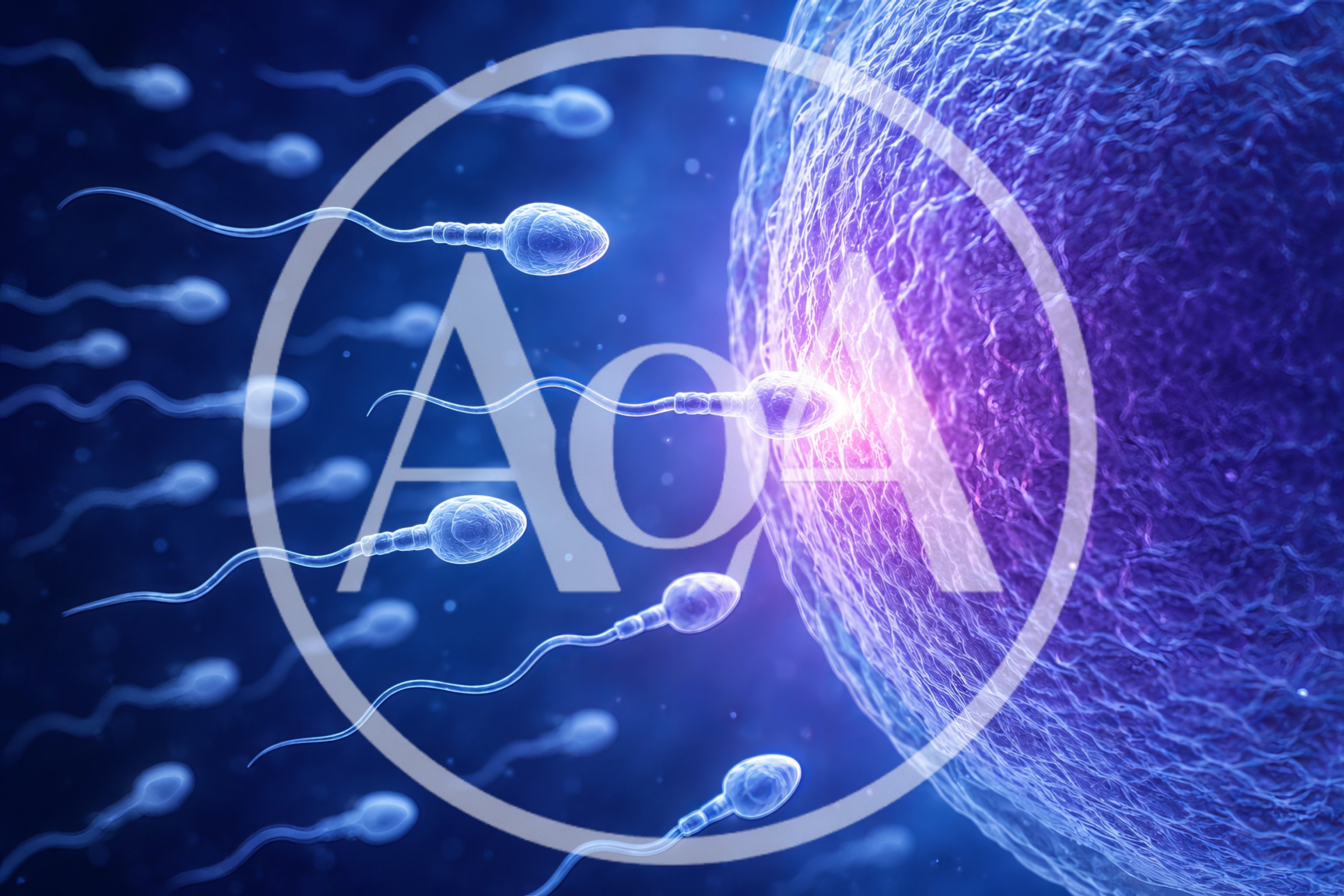 Sperm Cells Fertilizing An Egg Cell