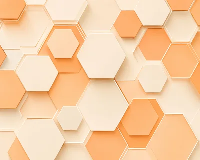 Abstract 3D Hexagonal Pattern Background