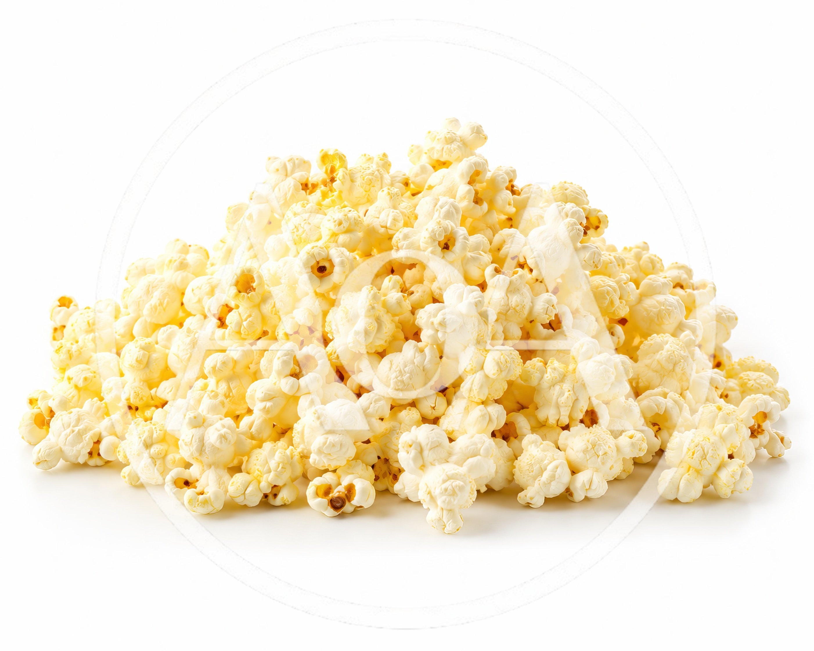 A Large Pile Of Freshly Popped Popcorn