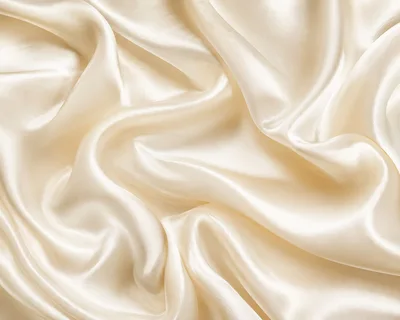 Luxurious Cream Colored Silk Fabric Background