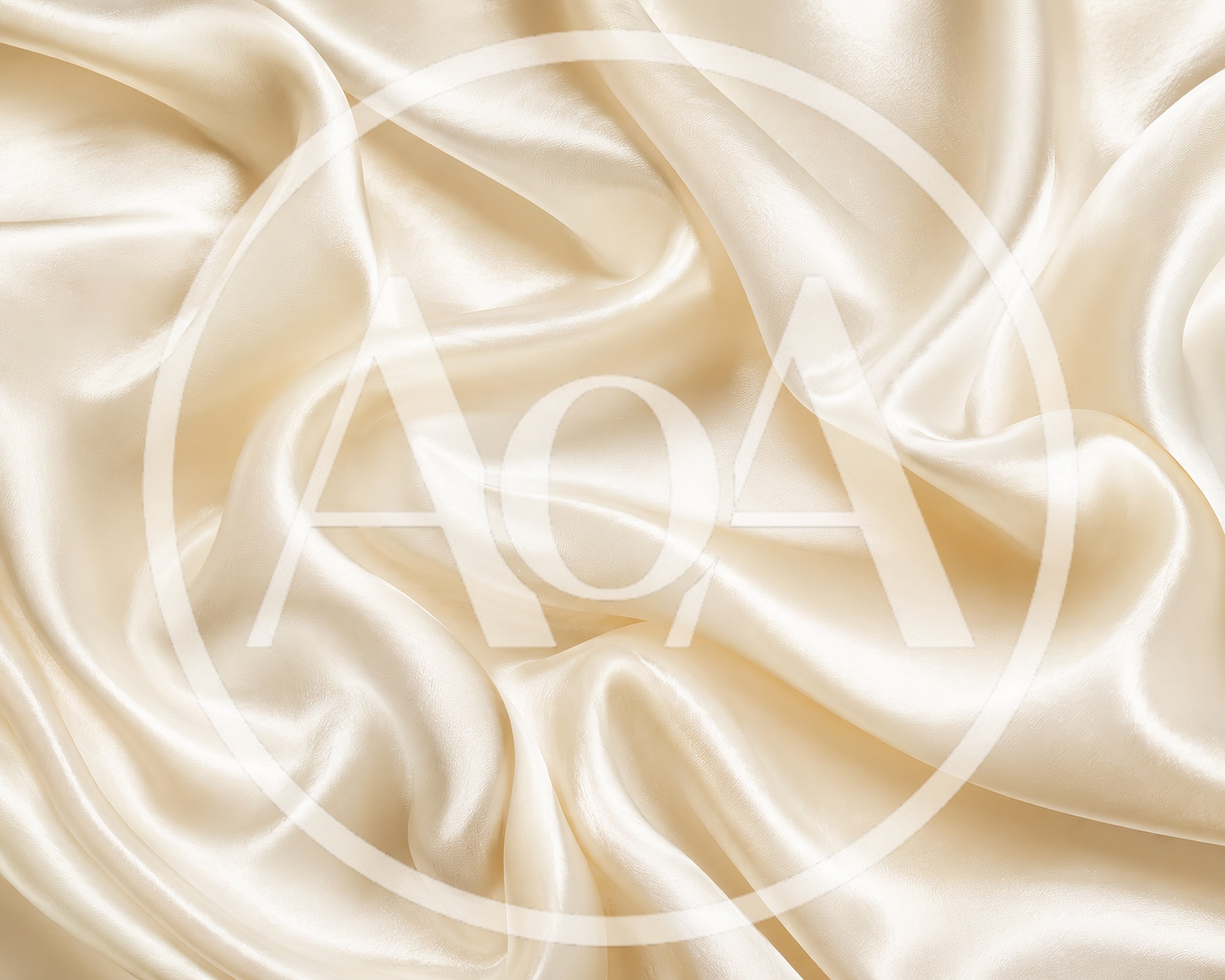 Luxurious Cream Colored Silk Fabric Background