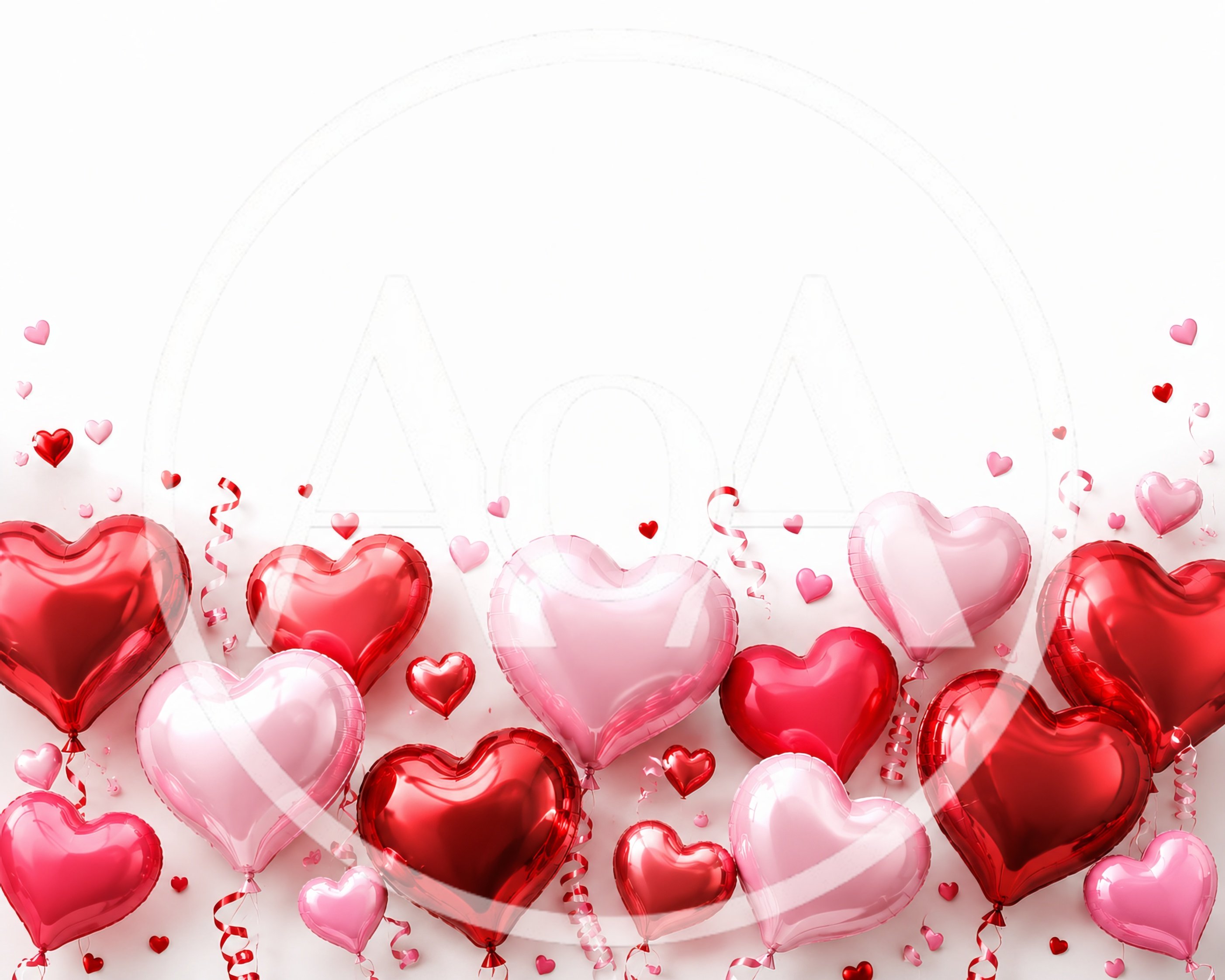 Heart Shaped Balloons For Valentines Day Celebration