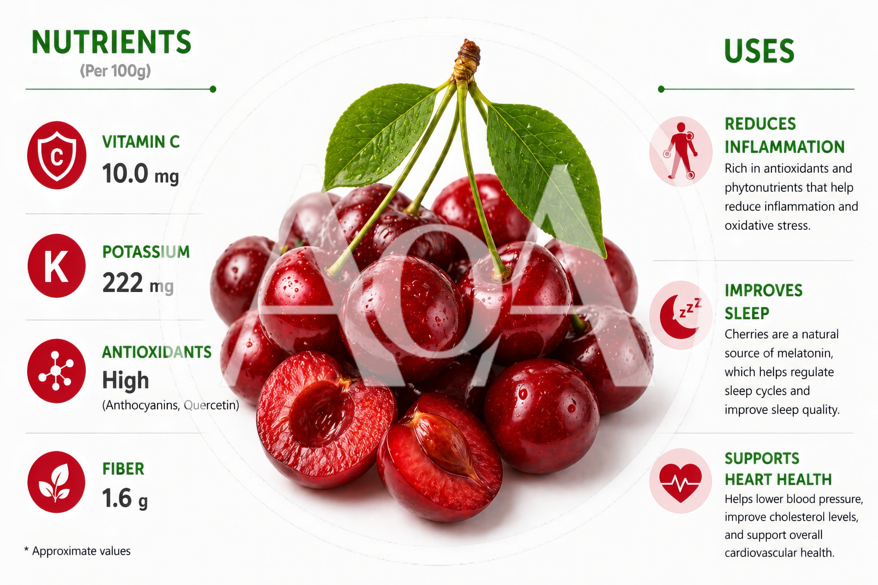 Nutritional Benefits and Health Uses of Fresh Cherries