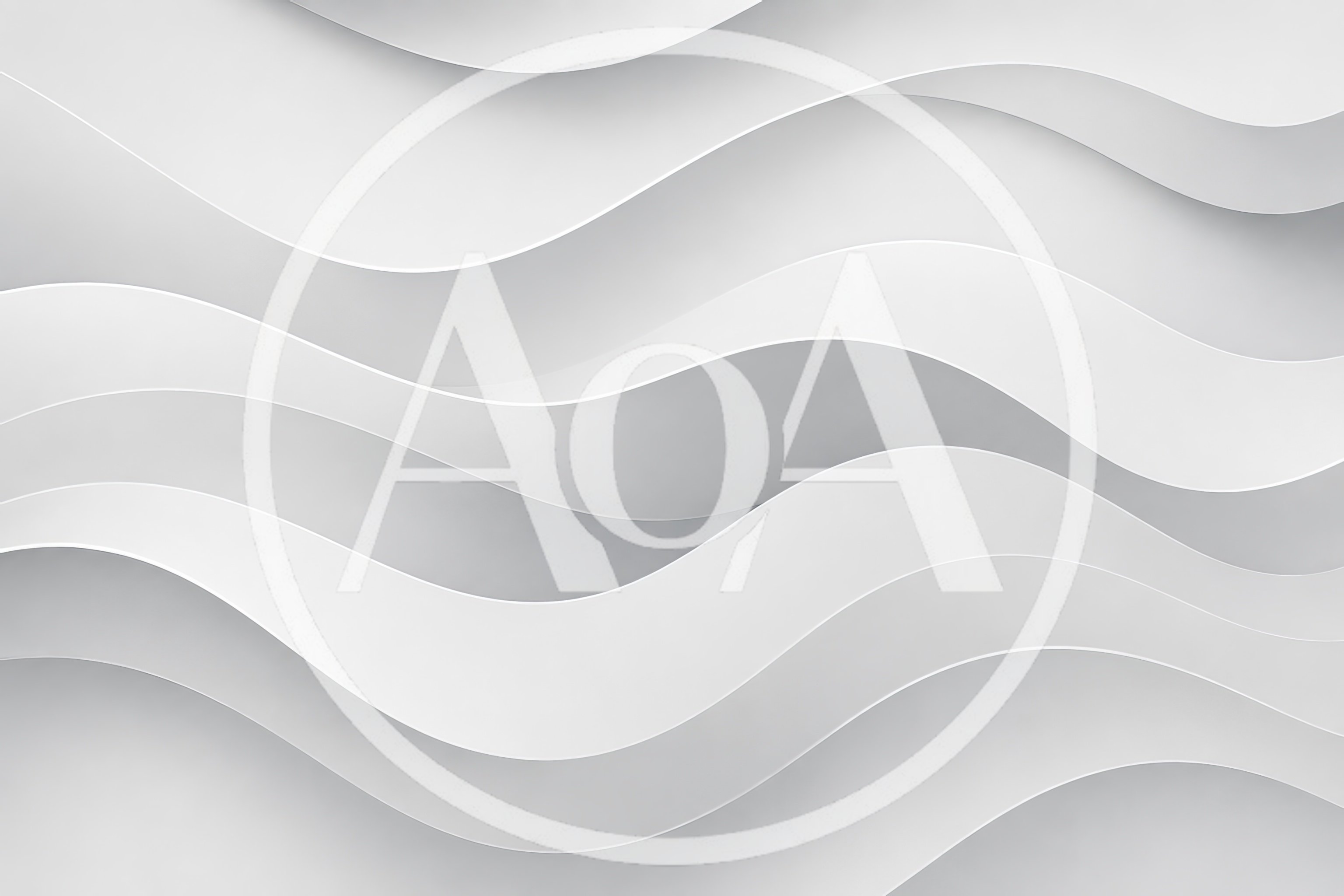 Abstract White Wavy Paper Layers Background