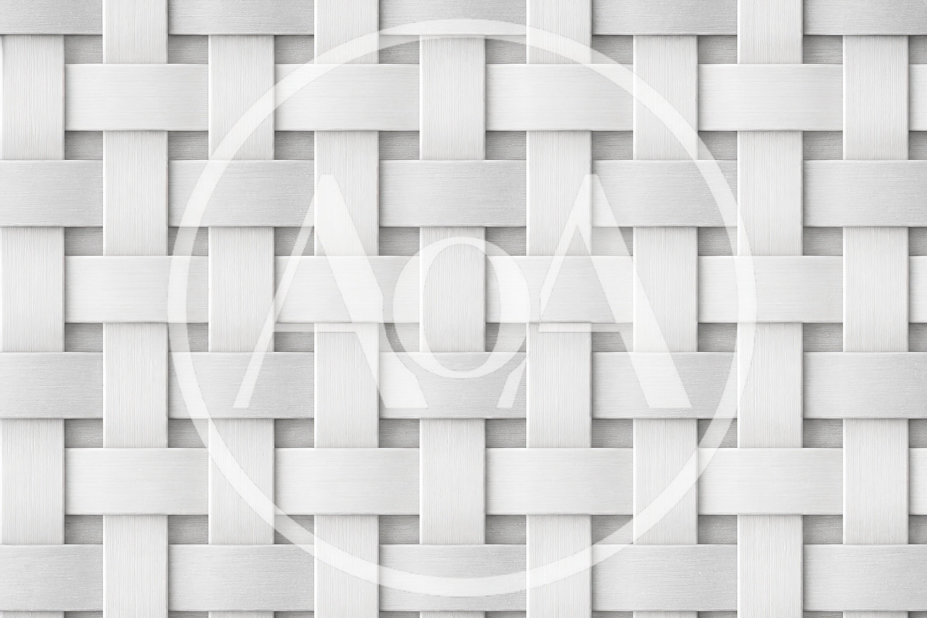 White Woven Basket Texture Background