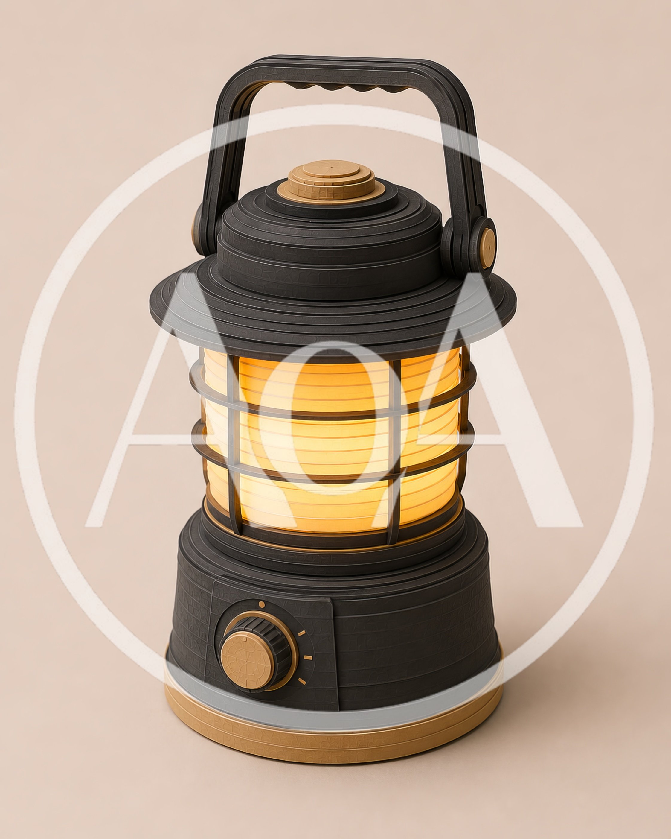 Vintage Style Portable LED Camping Lantern