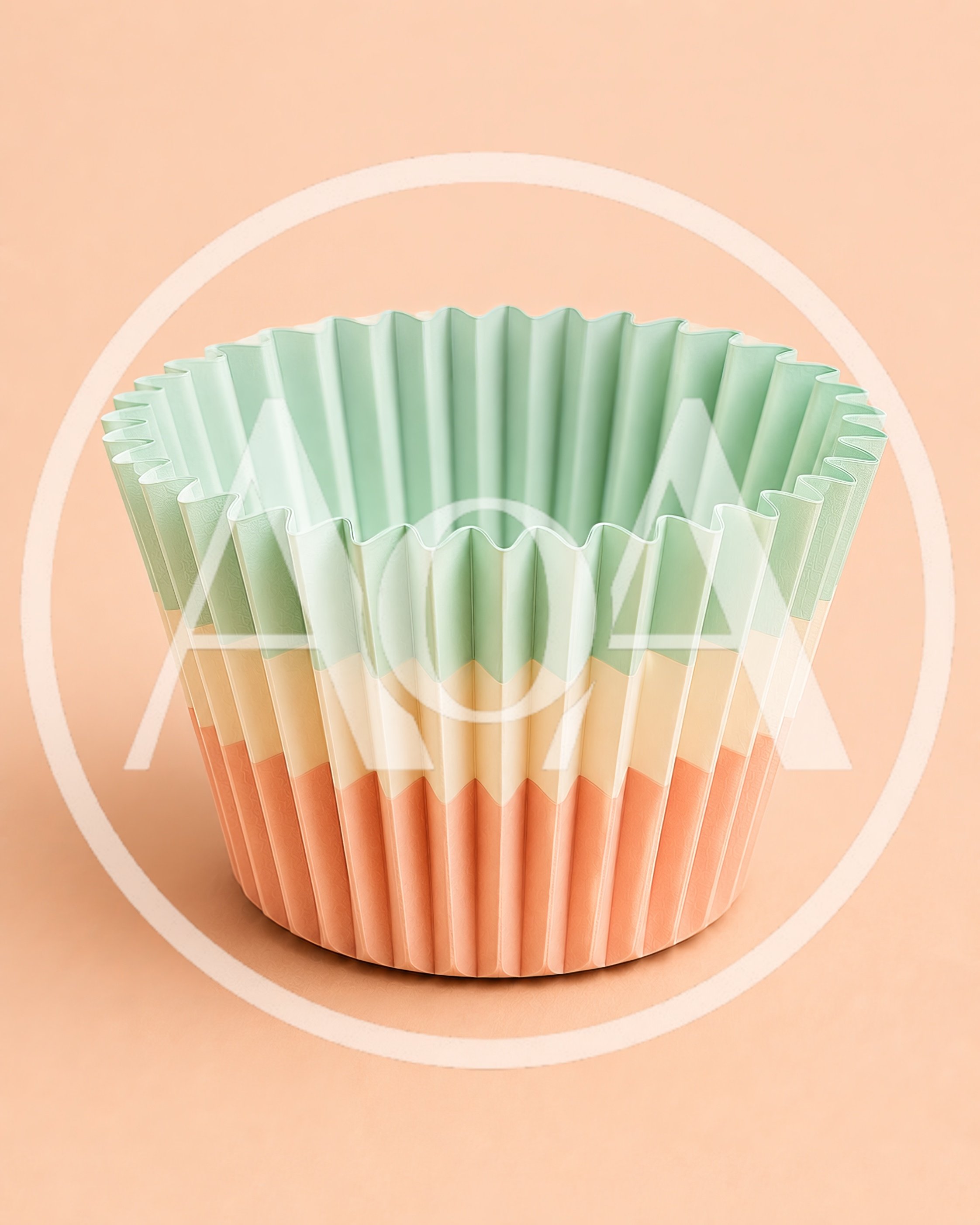 Pastel Colored Paper Cupcake Liner