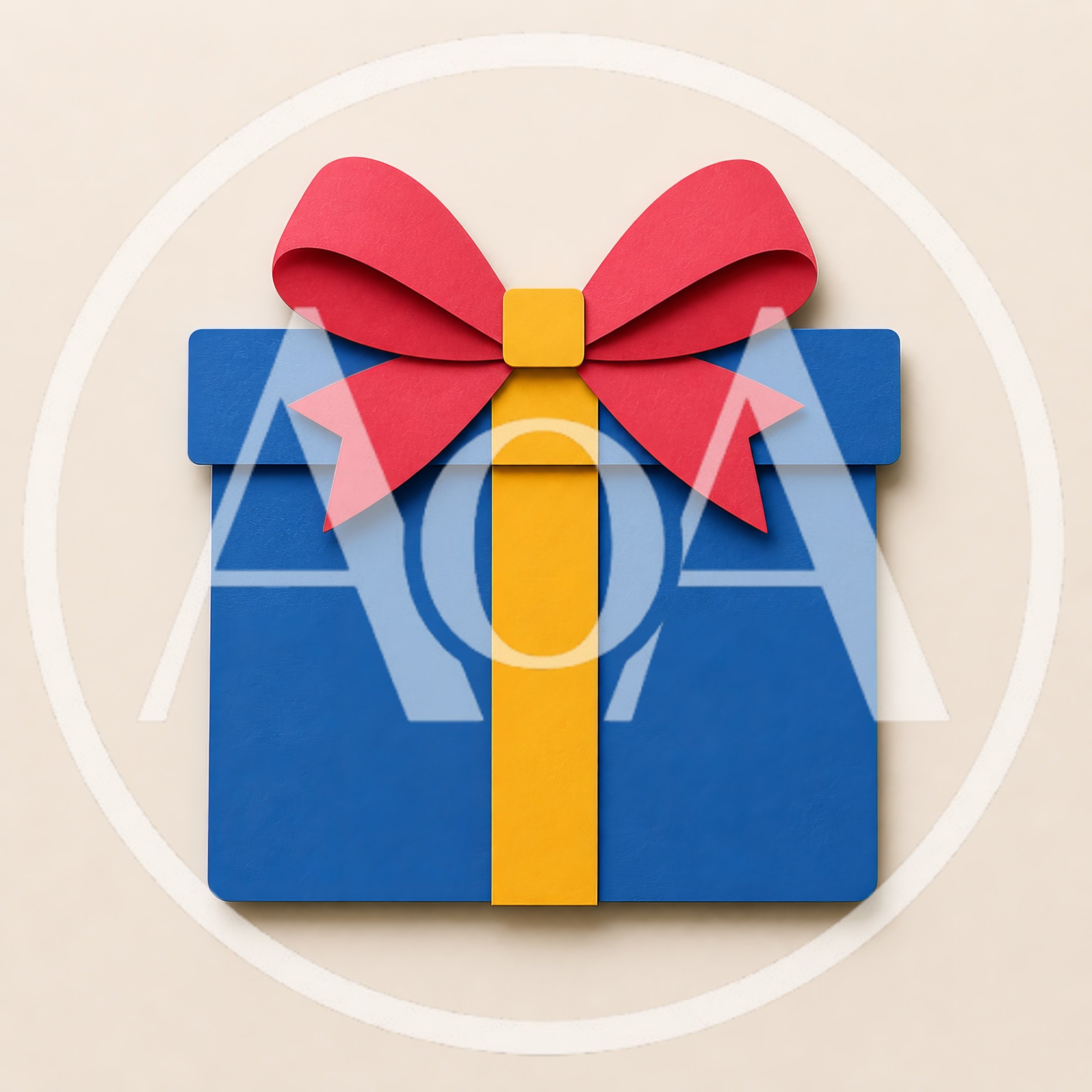 Paper Craft Gift Box Illustration