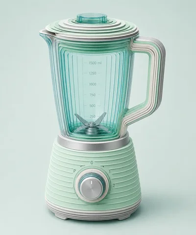 Modern Mint Green Kitchen Blender Appliance