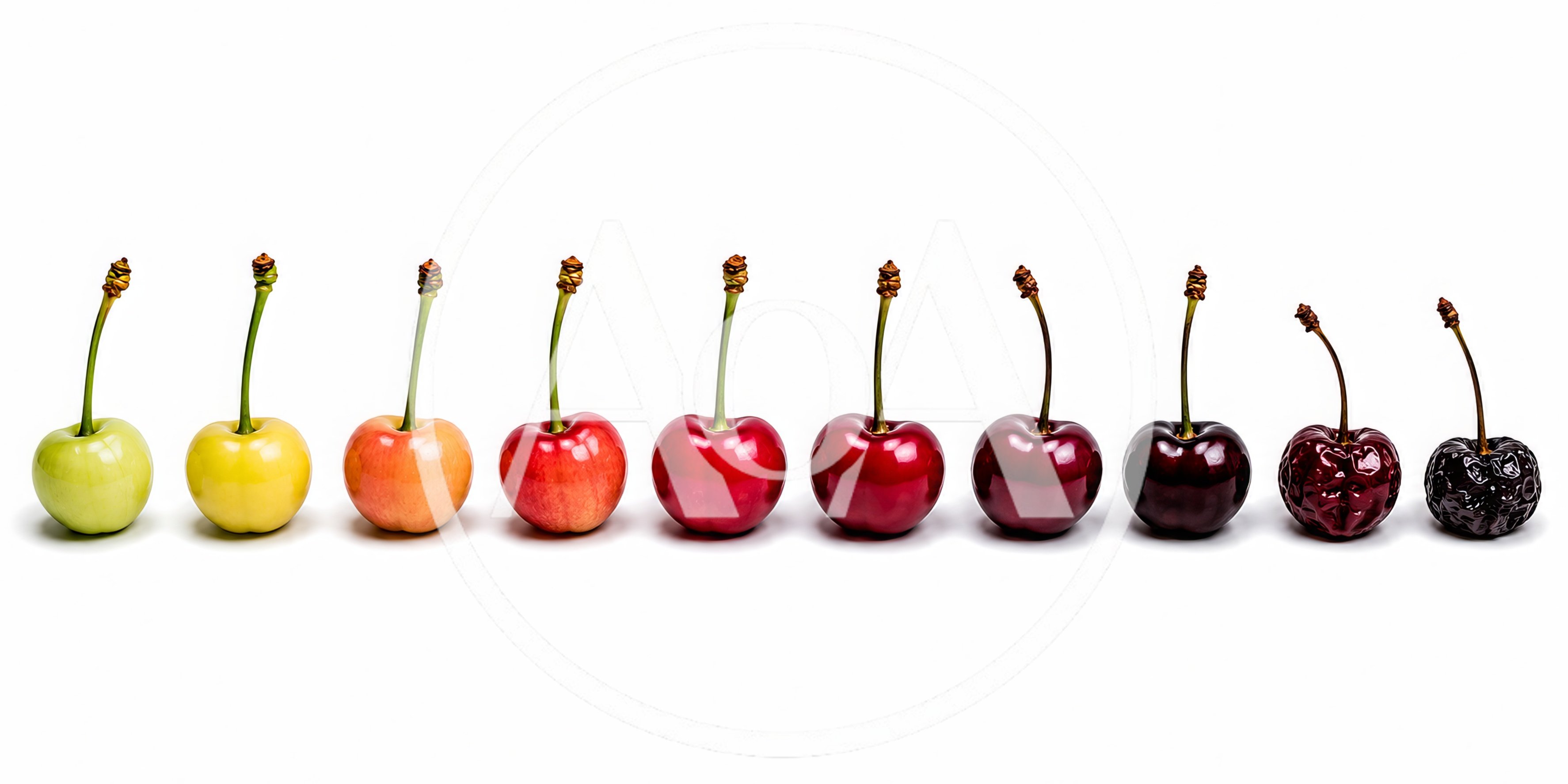 Progression Of Cherry Ripening And Decay
