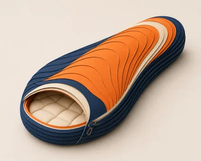 Modern Layered Sleeping Bag Design