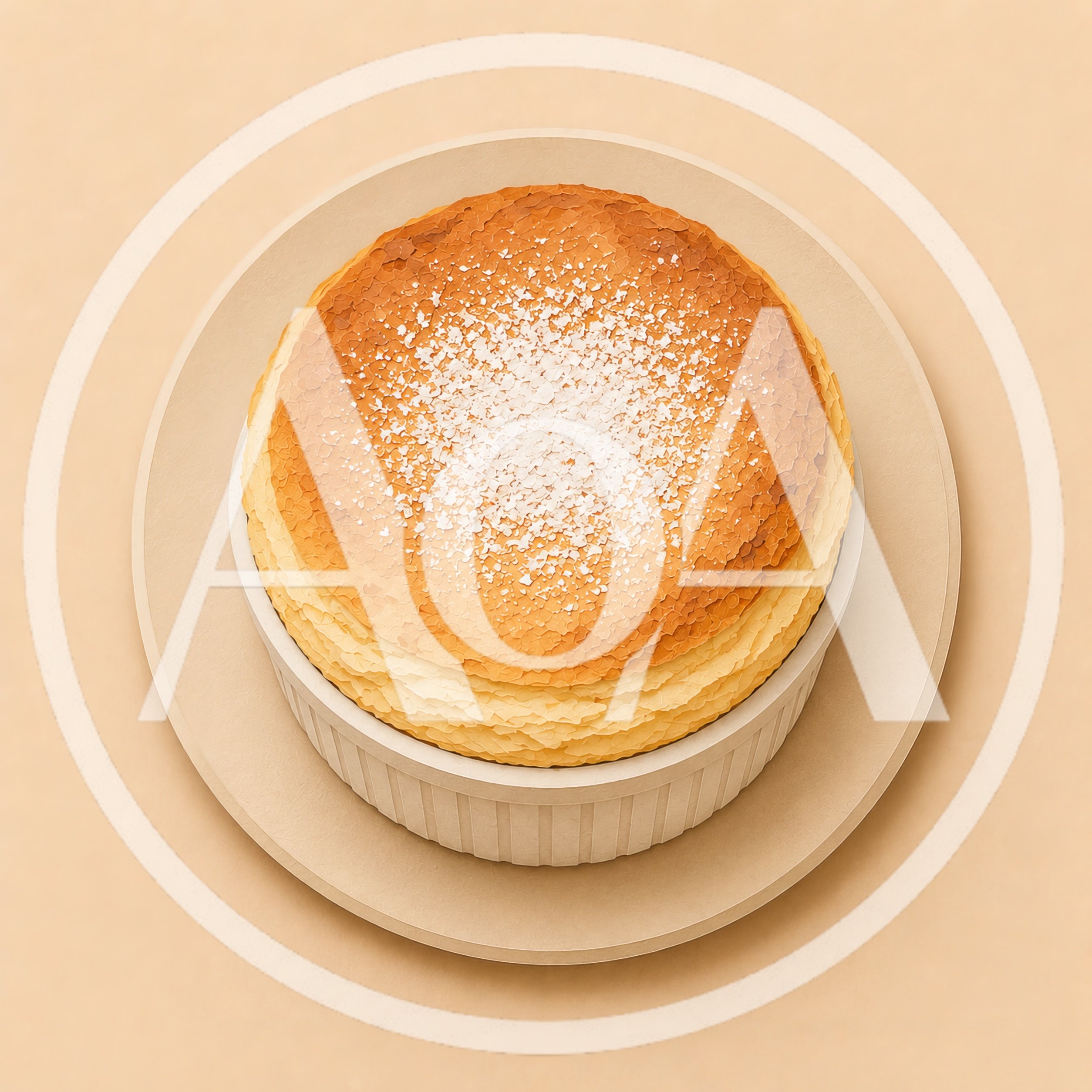 Freshly Baked Souffle In A Ramekin
