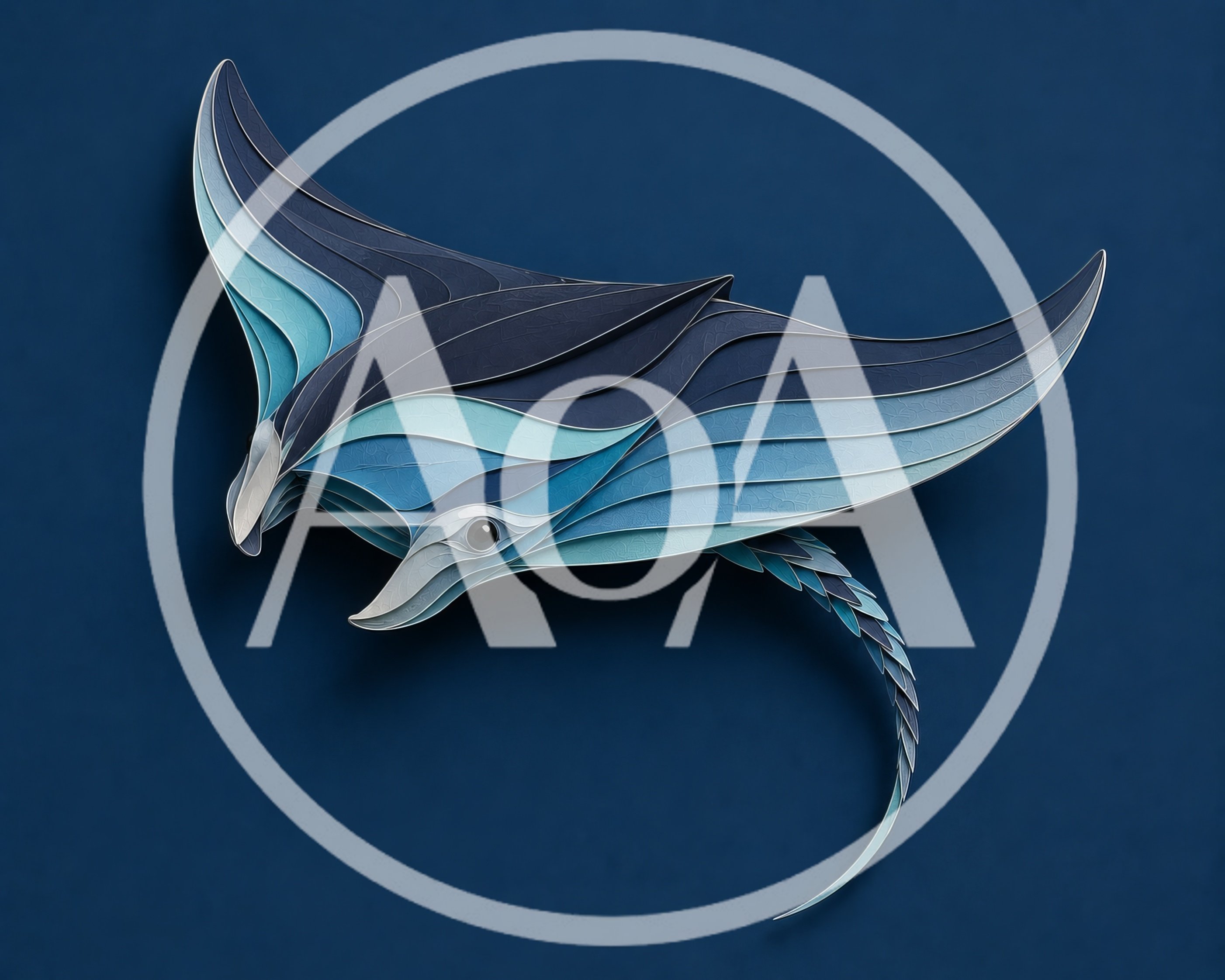 Paper Quilling Art Of A Manta Ray