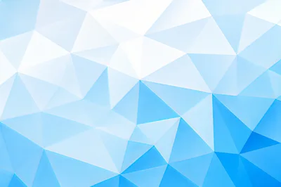 Abstract Geometric Low Poly Blue Background
