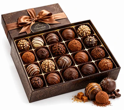 Premium Chocolate Truffle Gift Box Set
