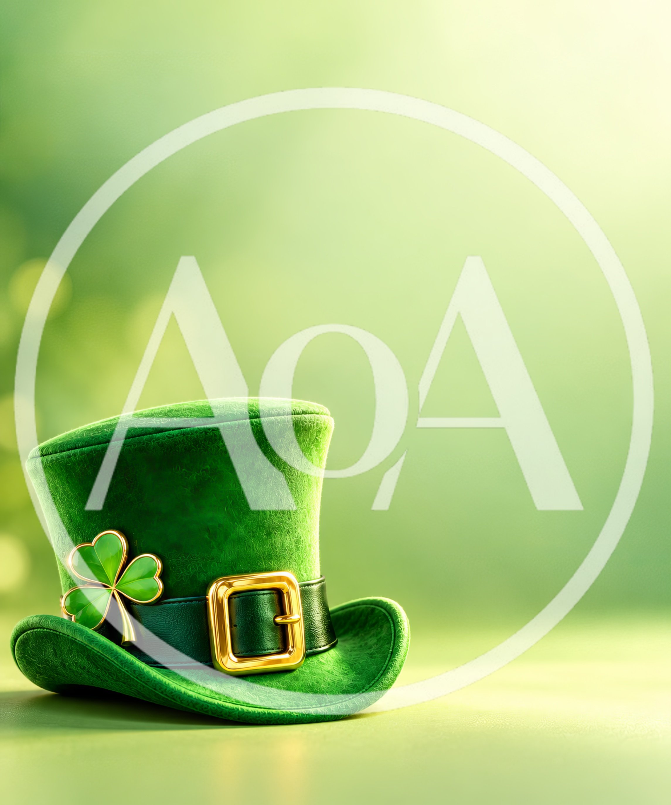 St Patrick's Day Leprechaun Hat With Shamrock