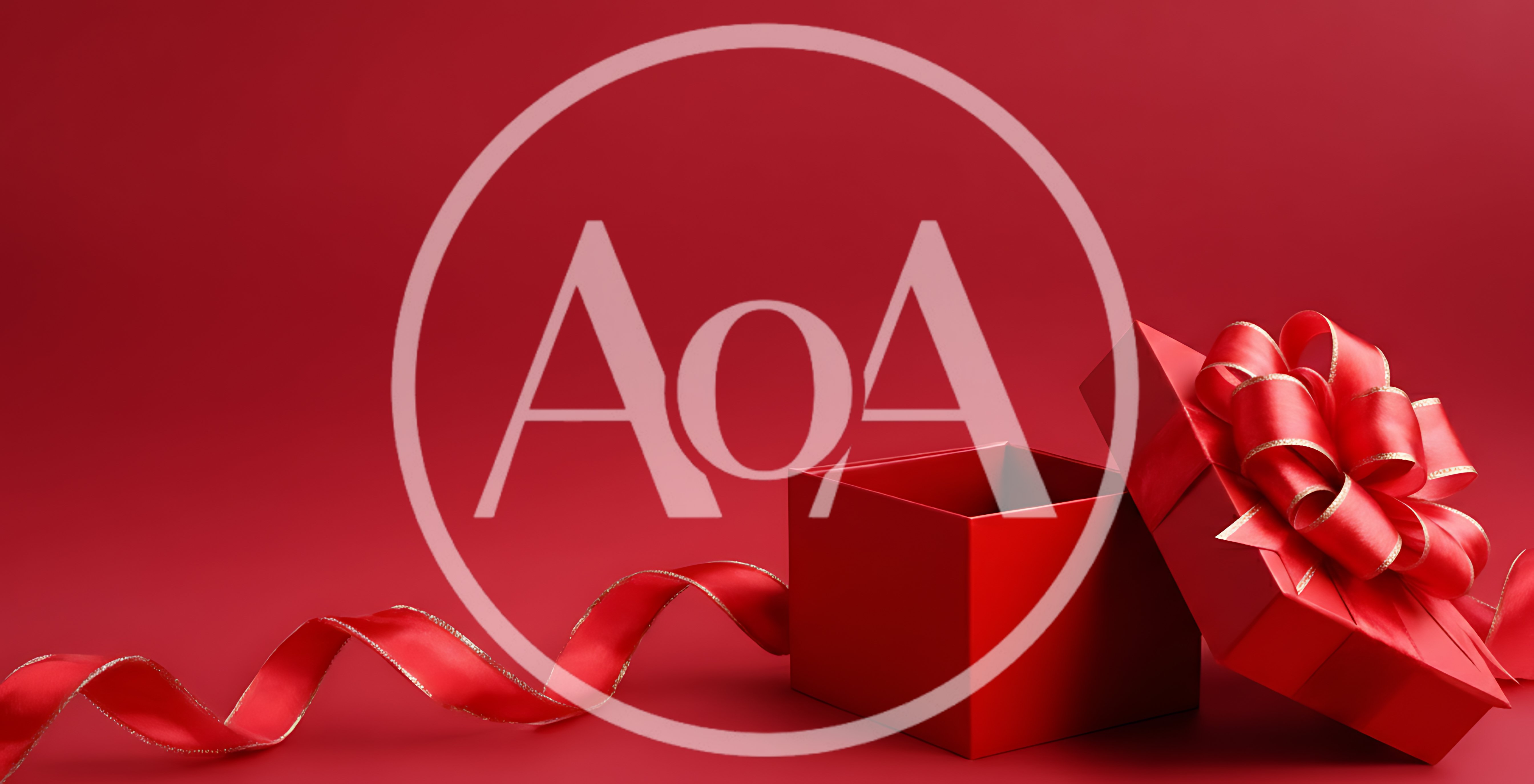 Open Red Gift Box With Ribbon