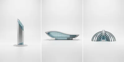 Three Futuristic Architectural Building Concepts