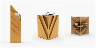 Modular Yellow Office Desk Organizer Set