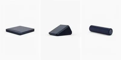 Minimalist Dark Blue Desk Accessories Set