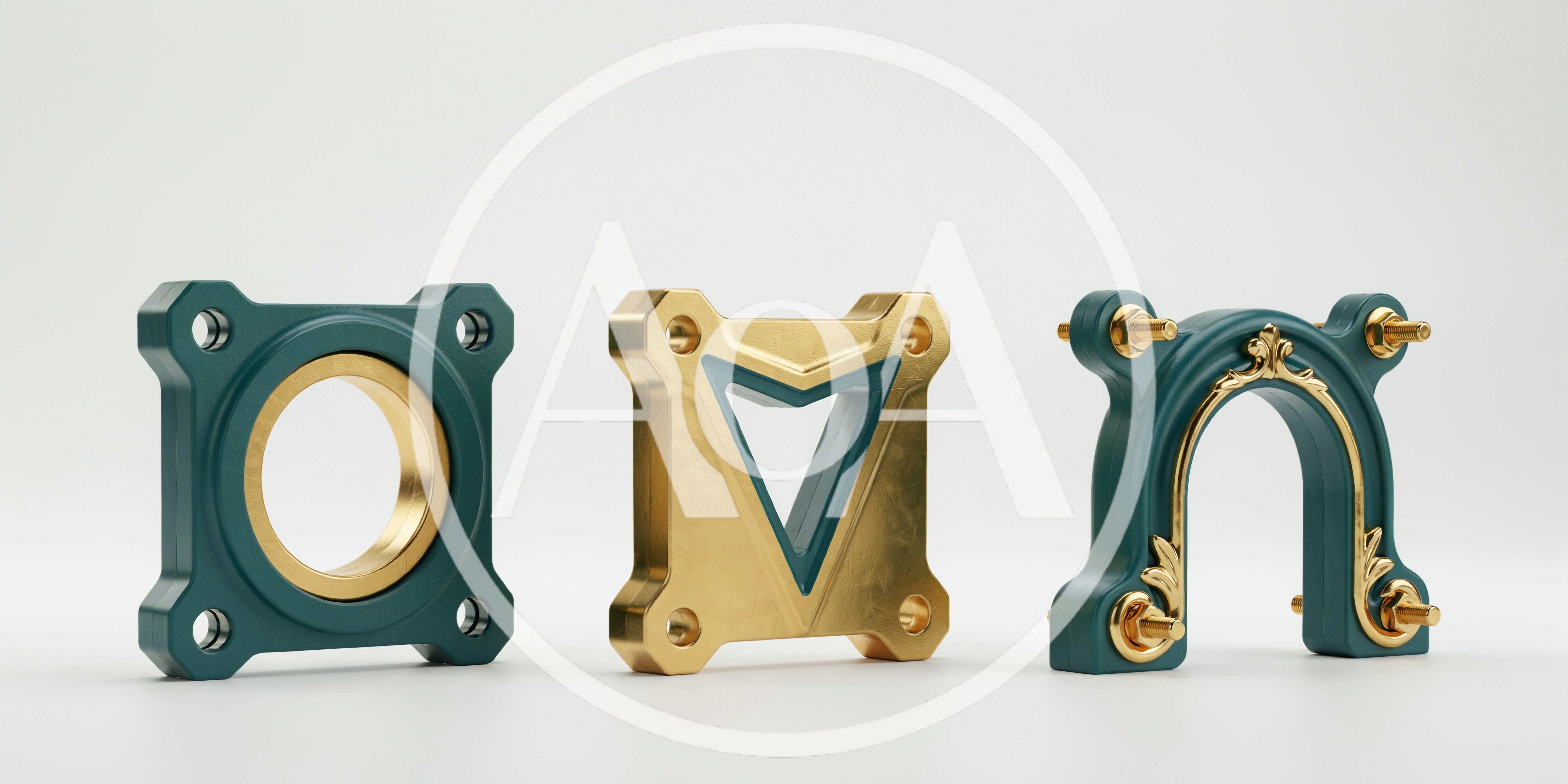 Three Decorative Industrial Style Metal Letters