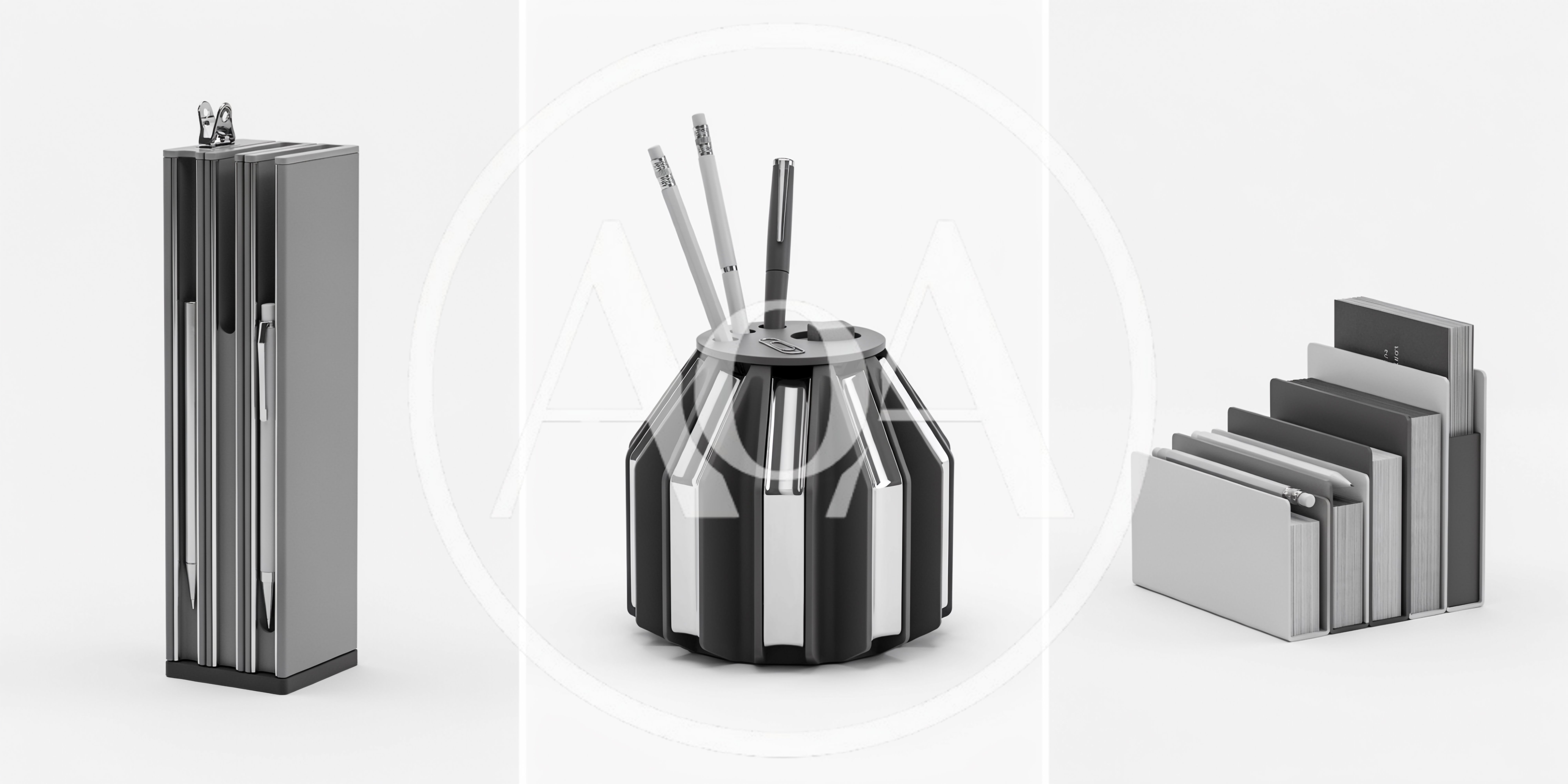 Modern Minimalist Desk Organizers and Stationery Holders
