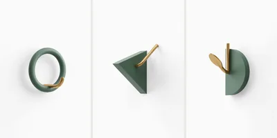 Three Minimalist Geometric Wall Hooks