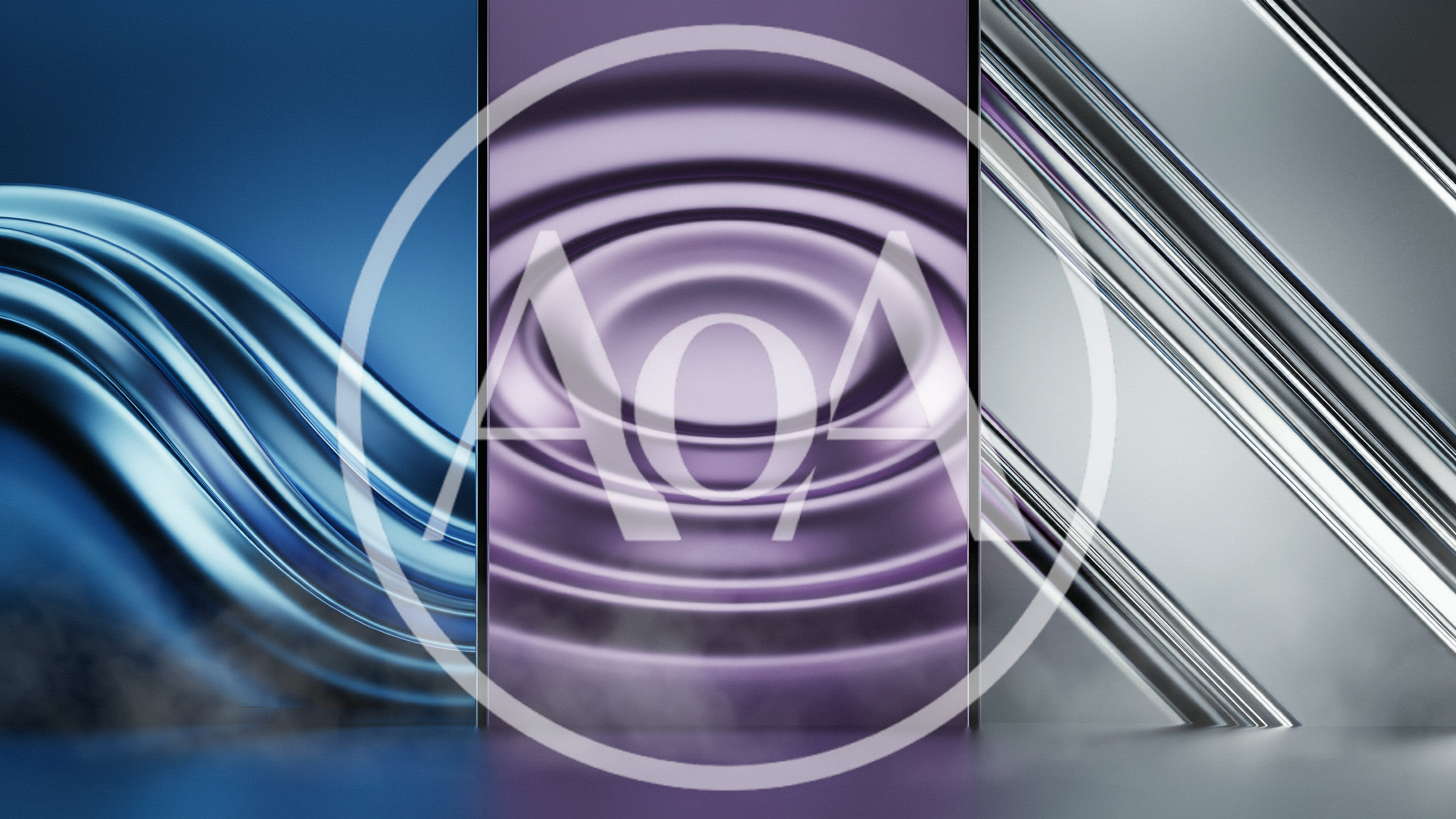Abstract Metallic Wave And Ripple Motion Backgrounds