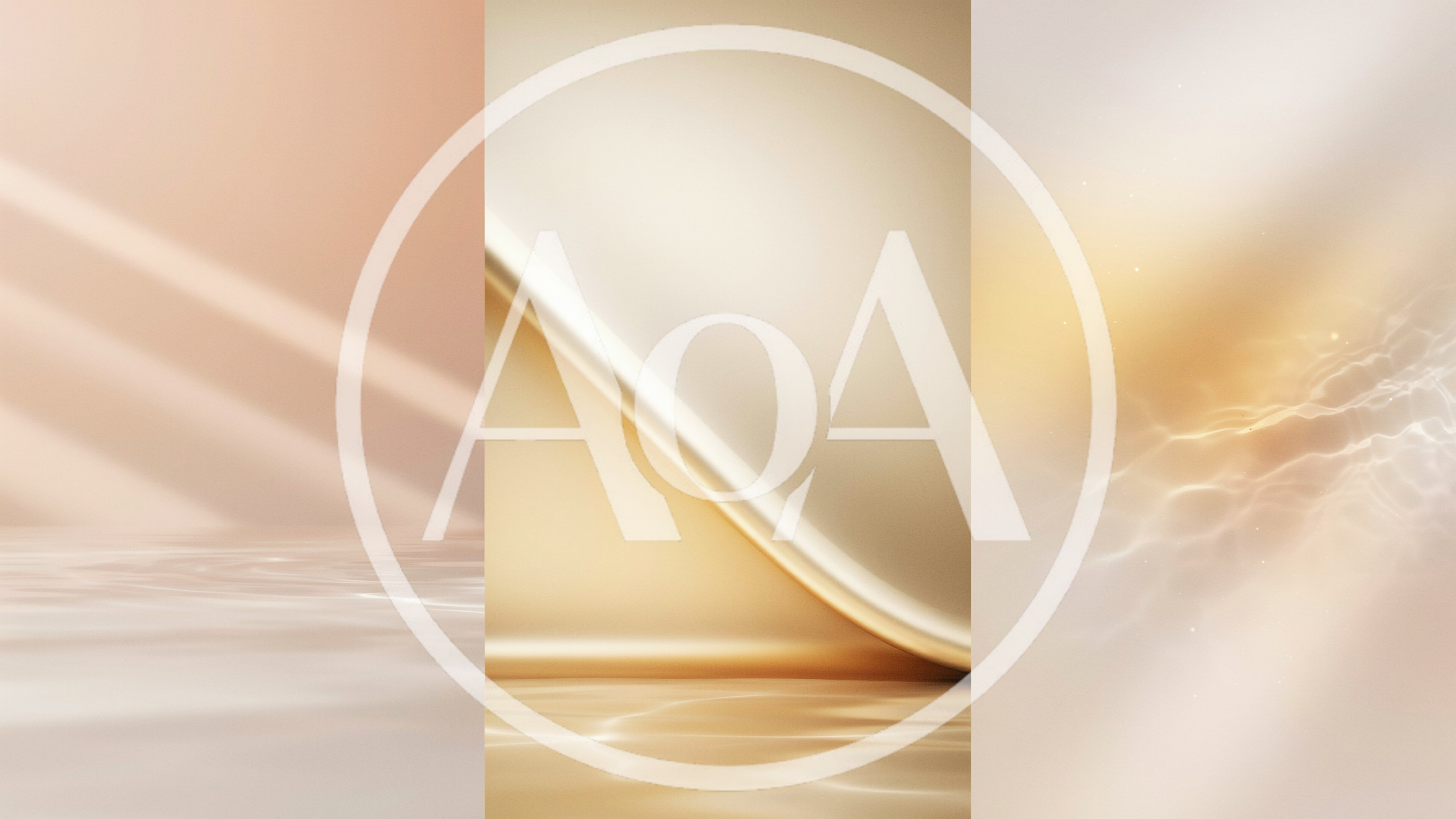 Abstract Golden Backgrounds With Water Ripples And Light