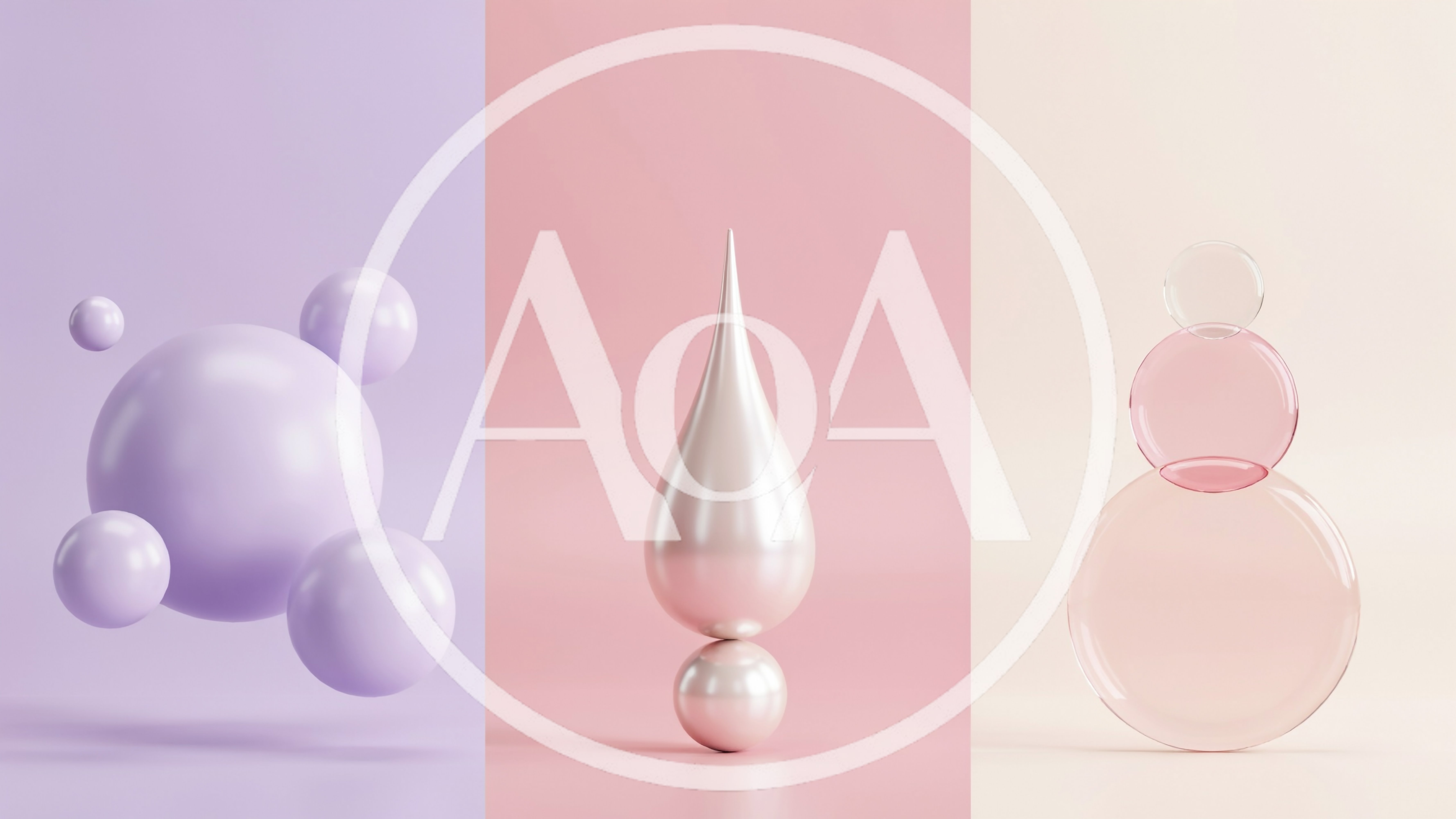 Abstract 3D Geometric Shapes On Pastel Backgrounds