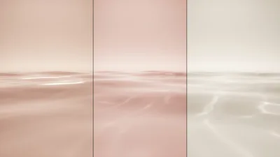 Abstract Liquid Surface With Three Color Tones