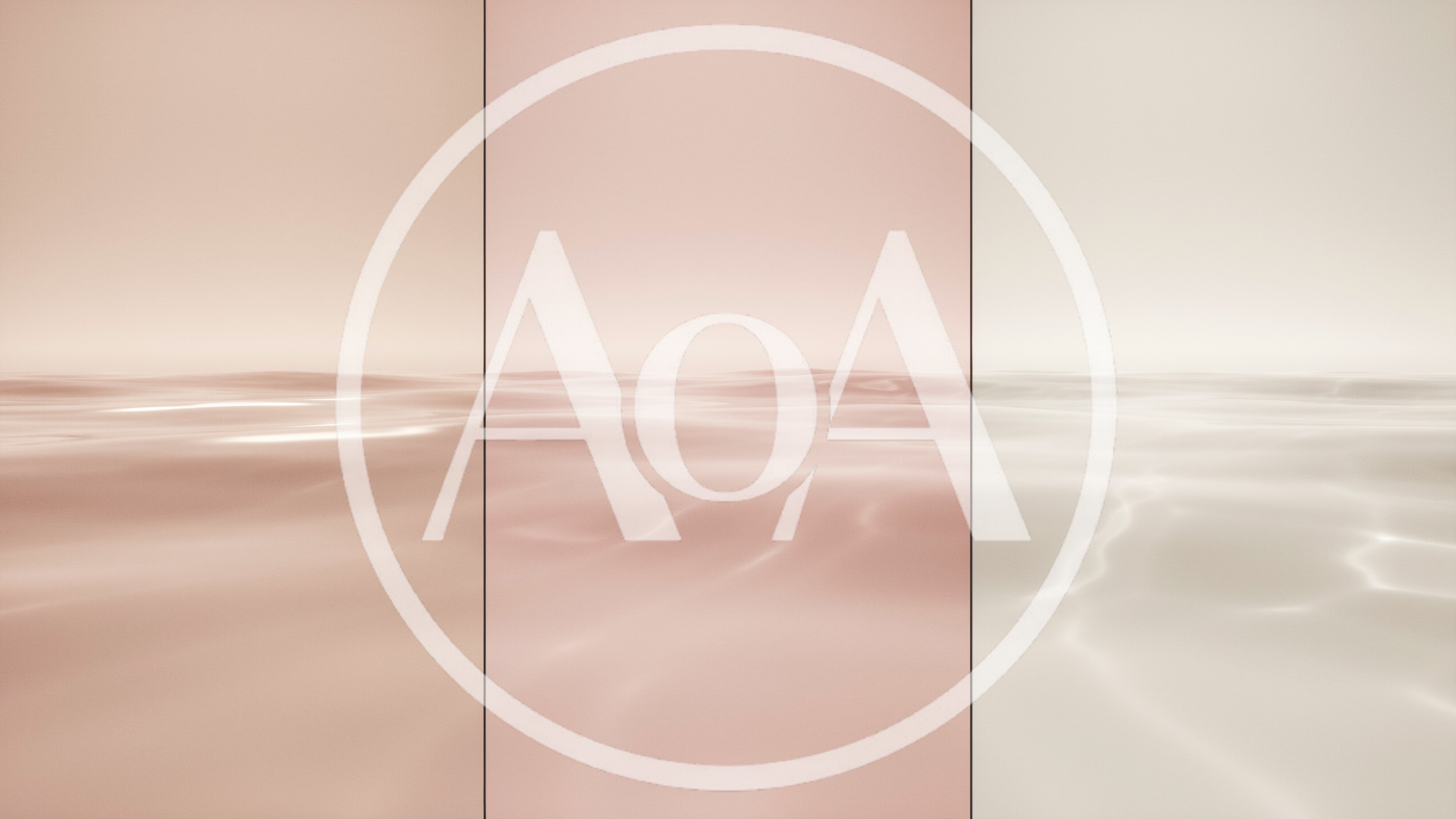 Abstract Liquid Surface With Three Color Tones