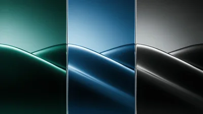 Abstract Three Panel Gradient Backgrounds