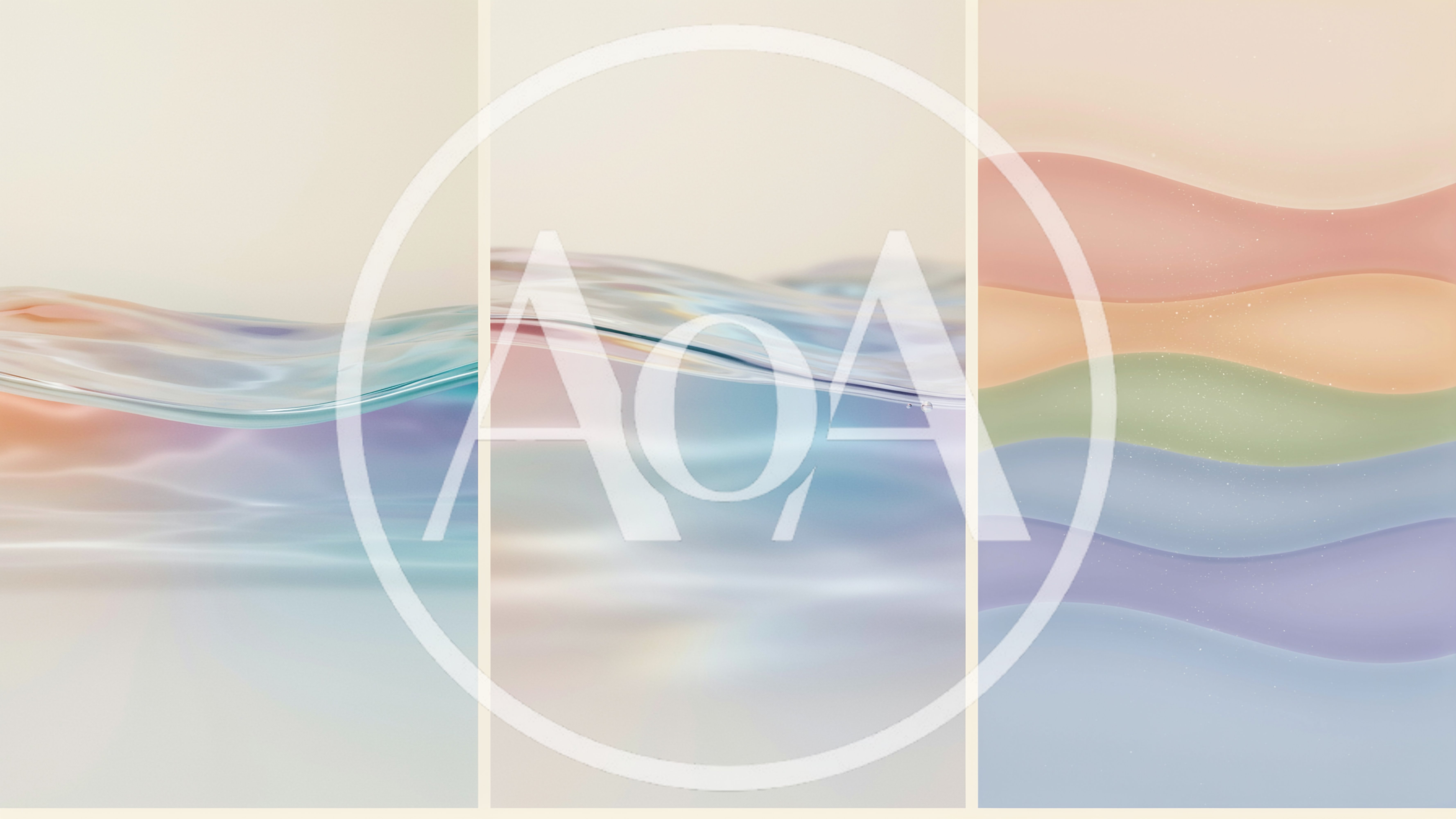 Abstract Pastel Liquid Wave Backgrounds Set