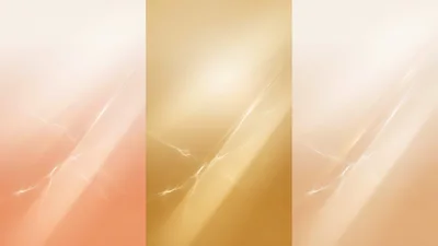 Abstract Golden Light Rays With Subtle Fractal Patterns