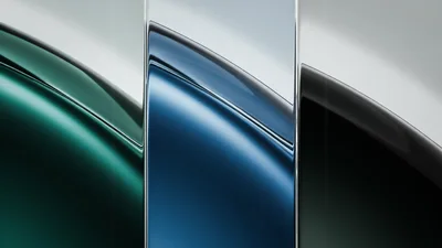 Abstract Close Up Of Curved Metallic Car Body Panels