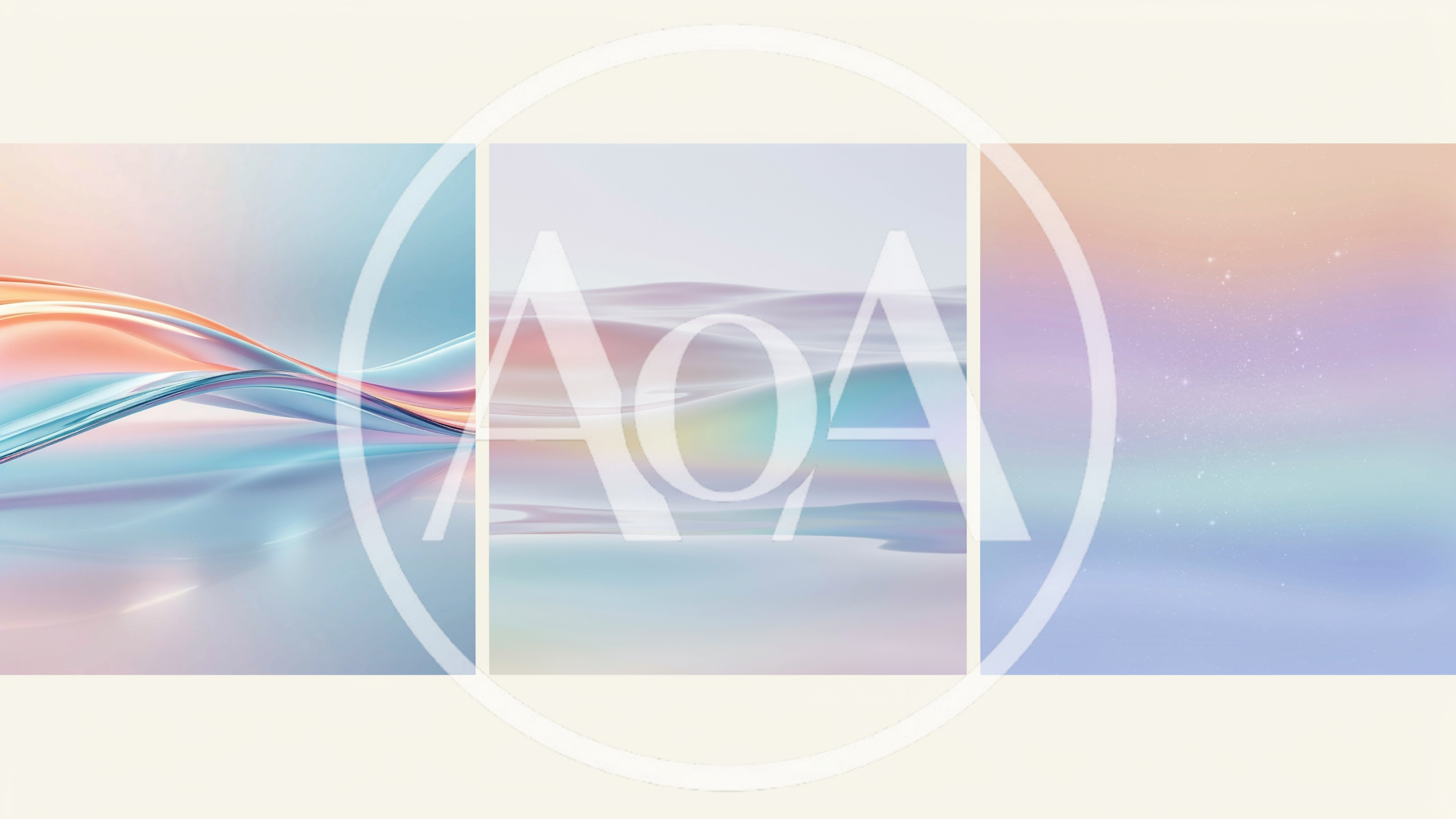 Abstract Pastel Gradient Waves and Soft Light Backgrounds