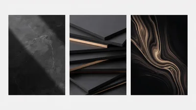Abstract Dark Texture And Material Design Composition