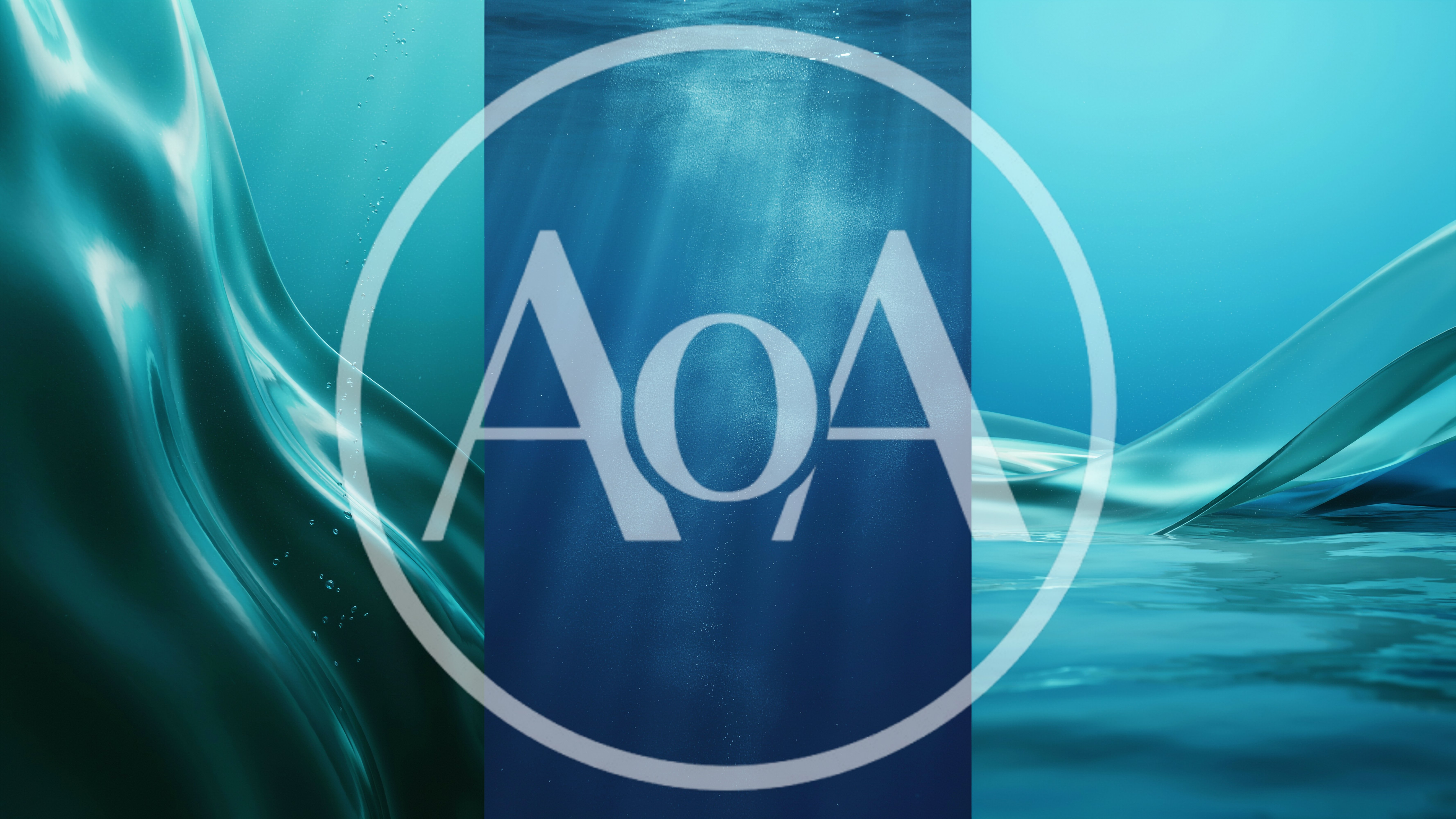 Abstract Underwater Fluid Motion And Light Rays