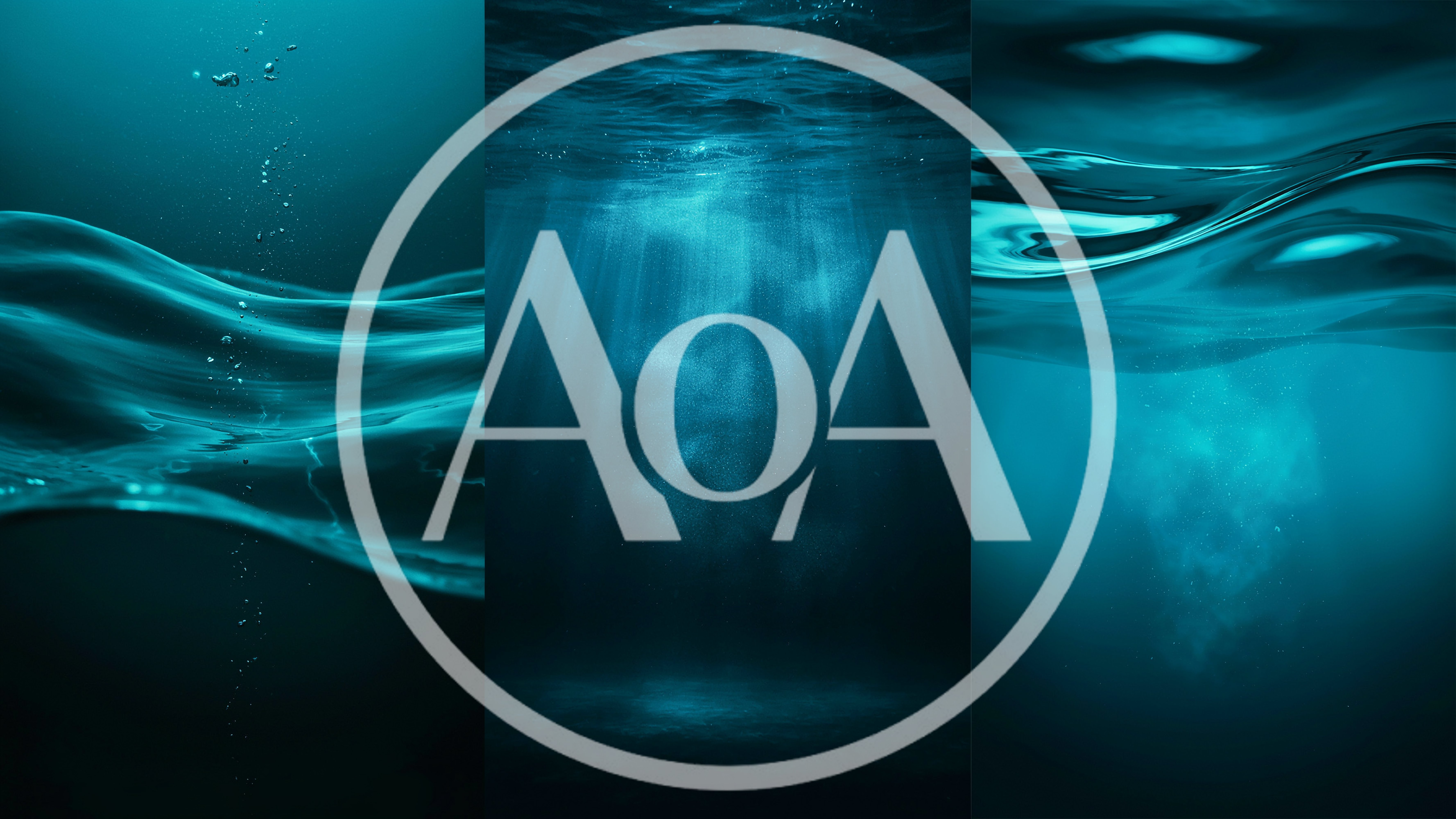 Abstract Underwater Water Surface And Deep Ocean Depths