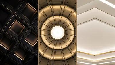 Modern Architectural Ceiling Designs With Integrated Lighting