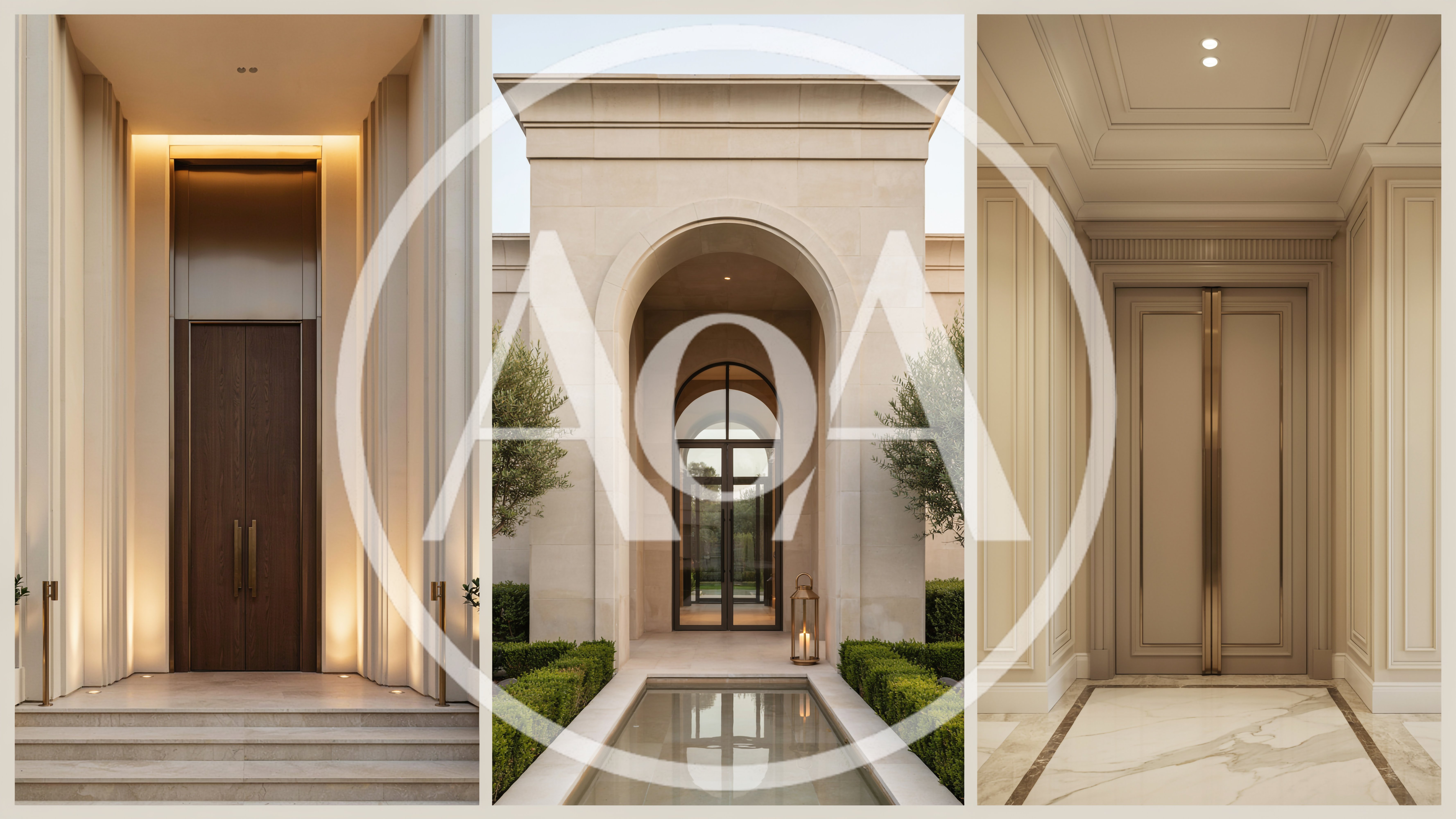 Luxury Architectural Entrance Designs And Interior Hallway