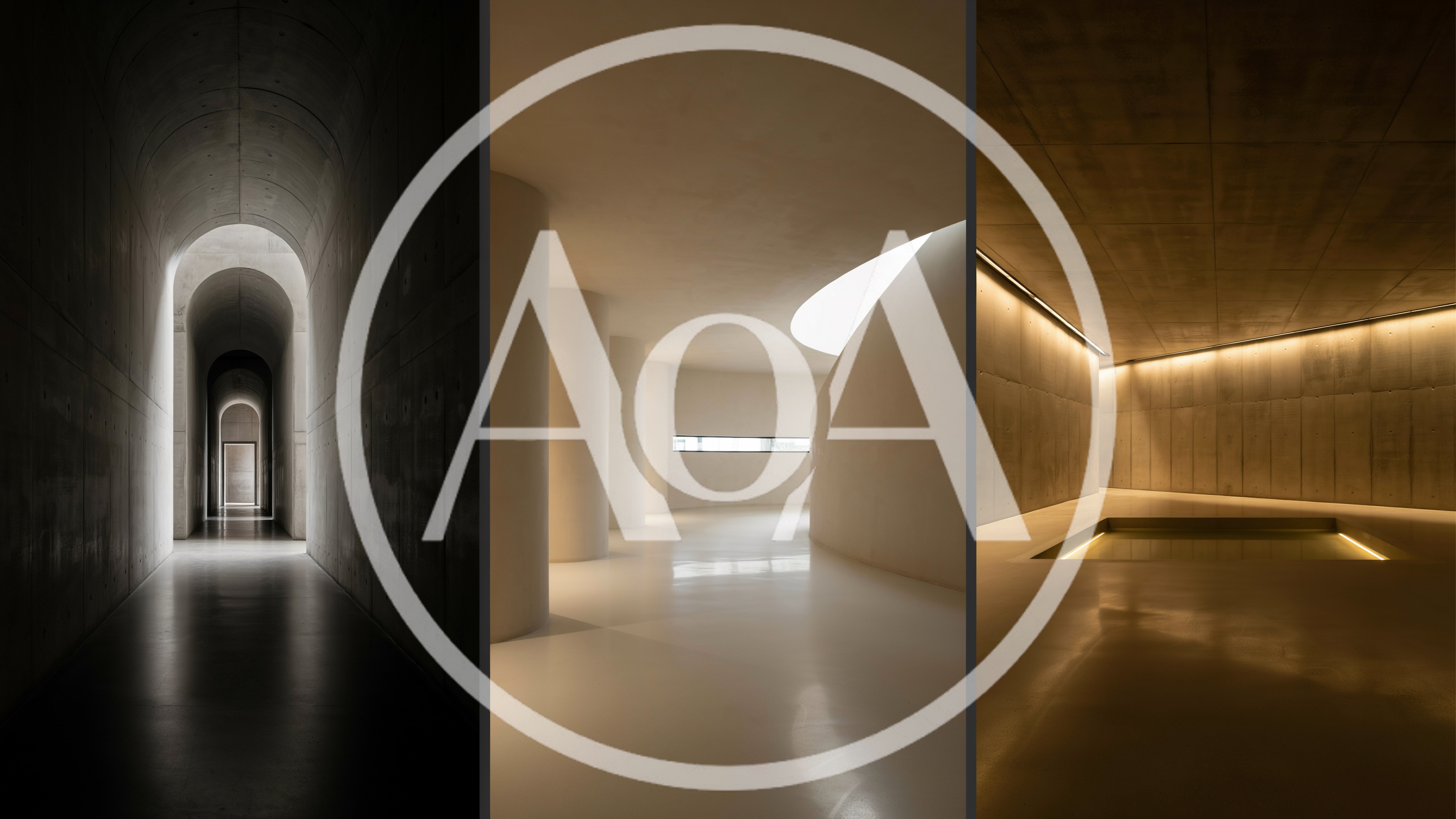 Minimalist Architectural Interiors With Concrete And Curved Walls