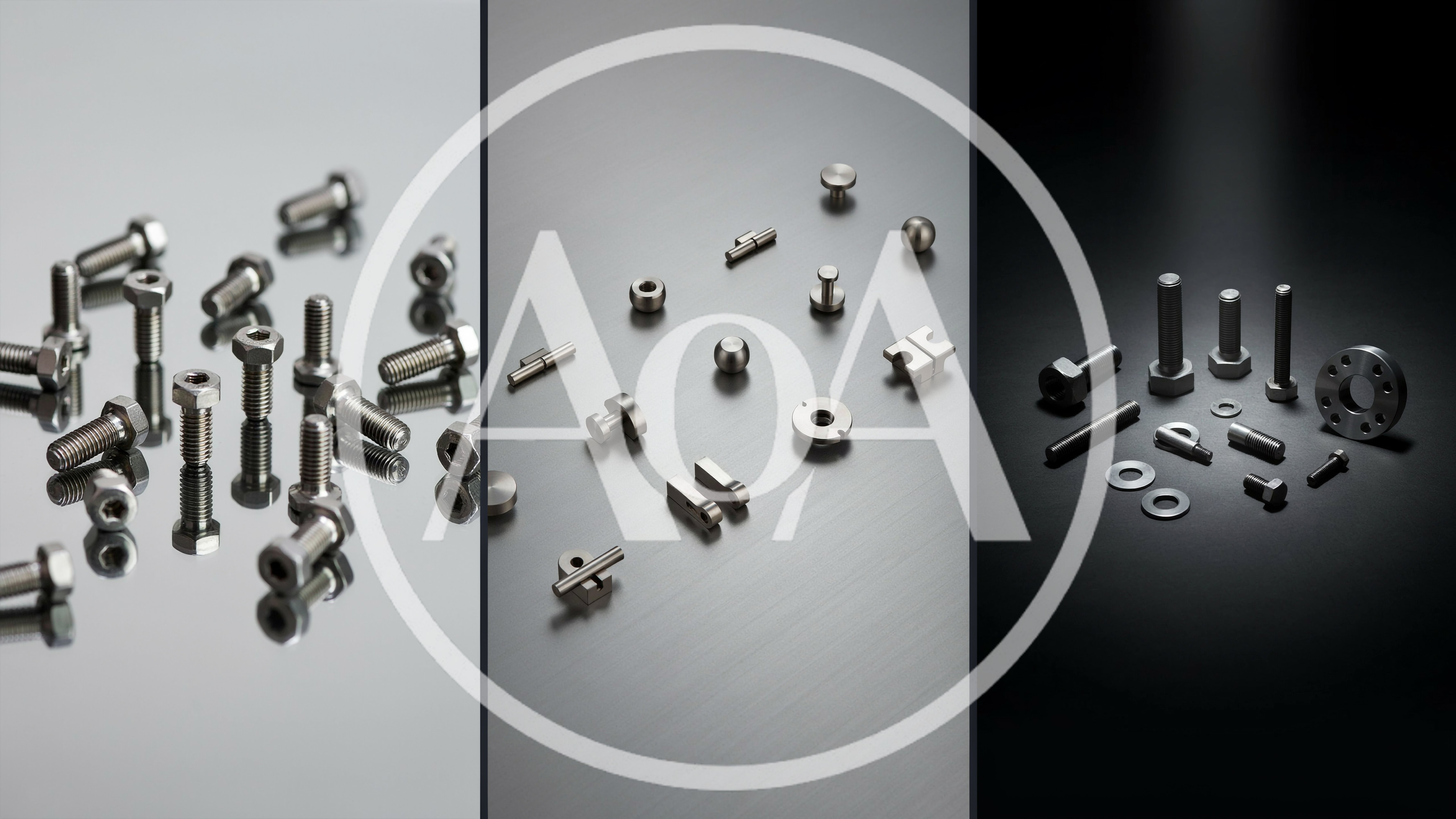 Assorted Industrial Metal Fasteners and Precision Components