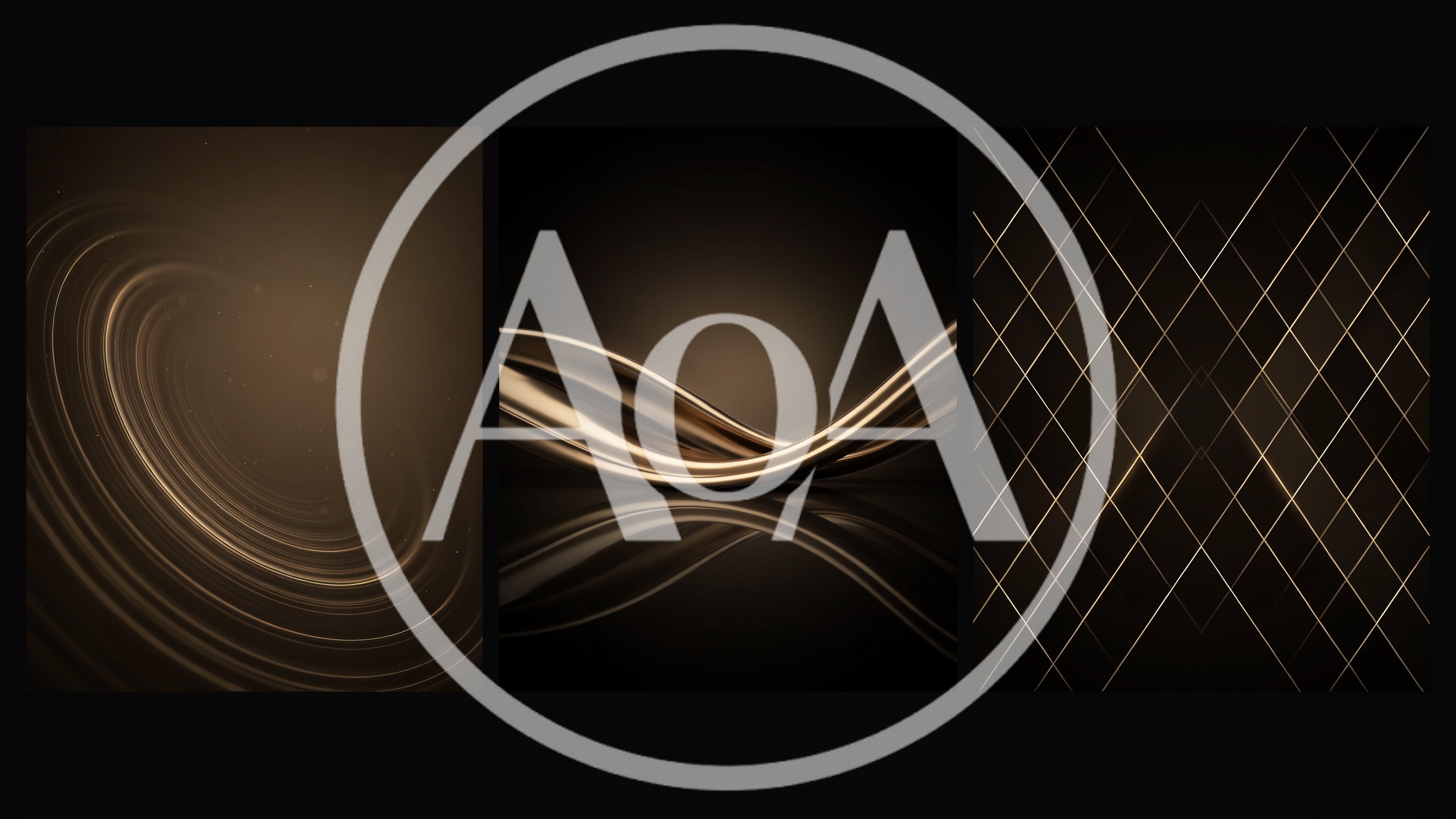 Abstract Gold And Black Luxury Background Set