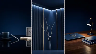 Modern Minimalist Office Desk Interior Design Elements