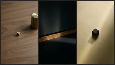 Minimalist Interior Design Details Featuring Brass And Wood