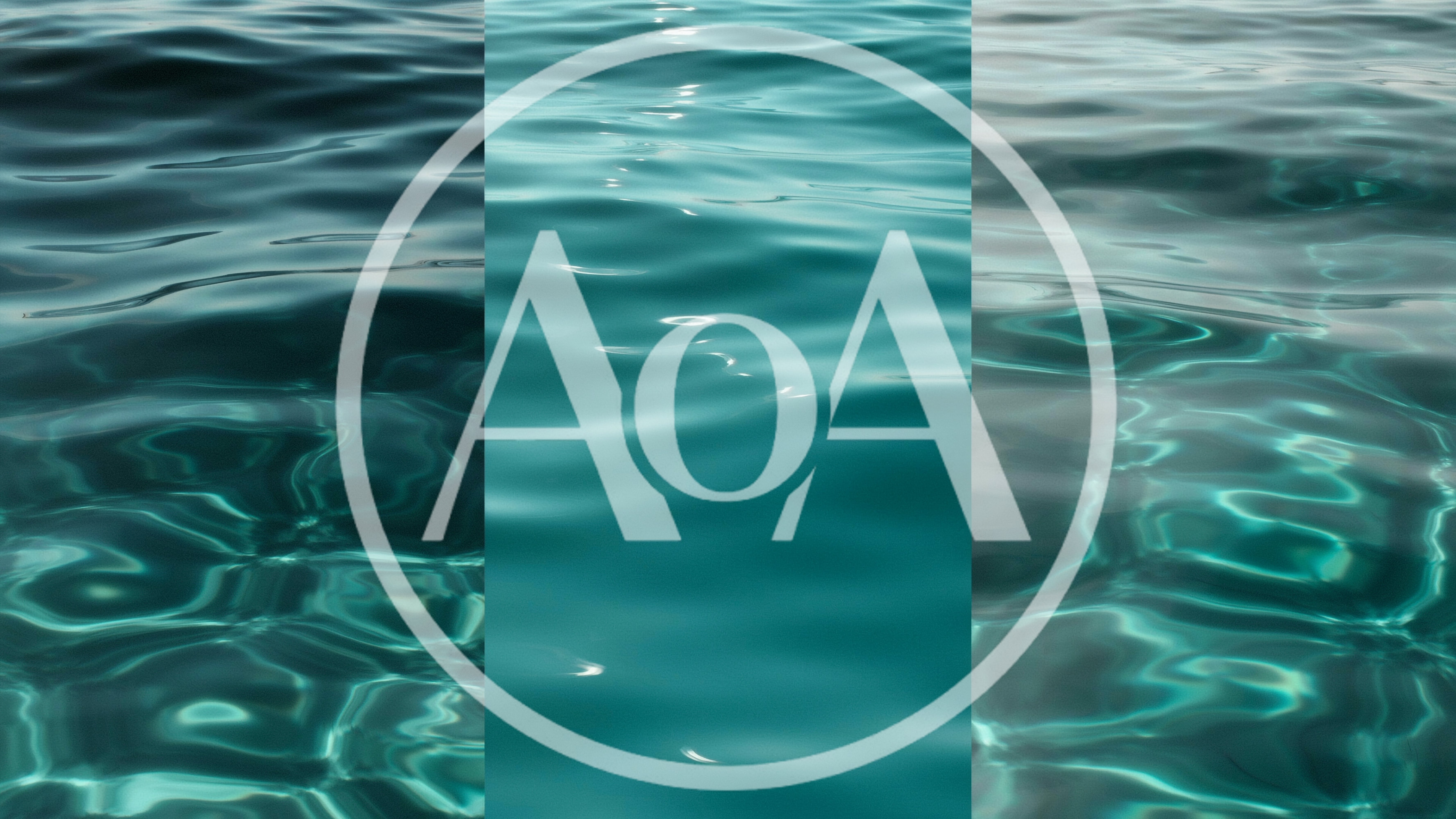 Abstract Rippling Turquoise Ocean Water Surface