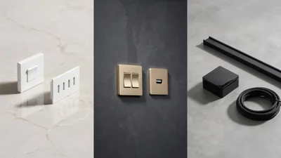 Modern Electrical Switches and Accessories Collection