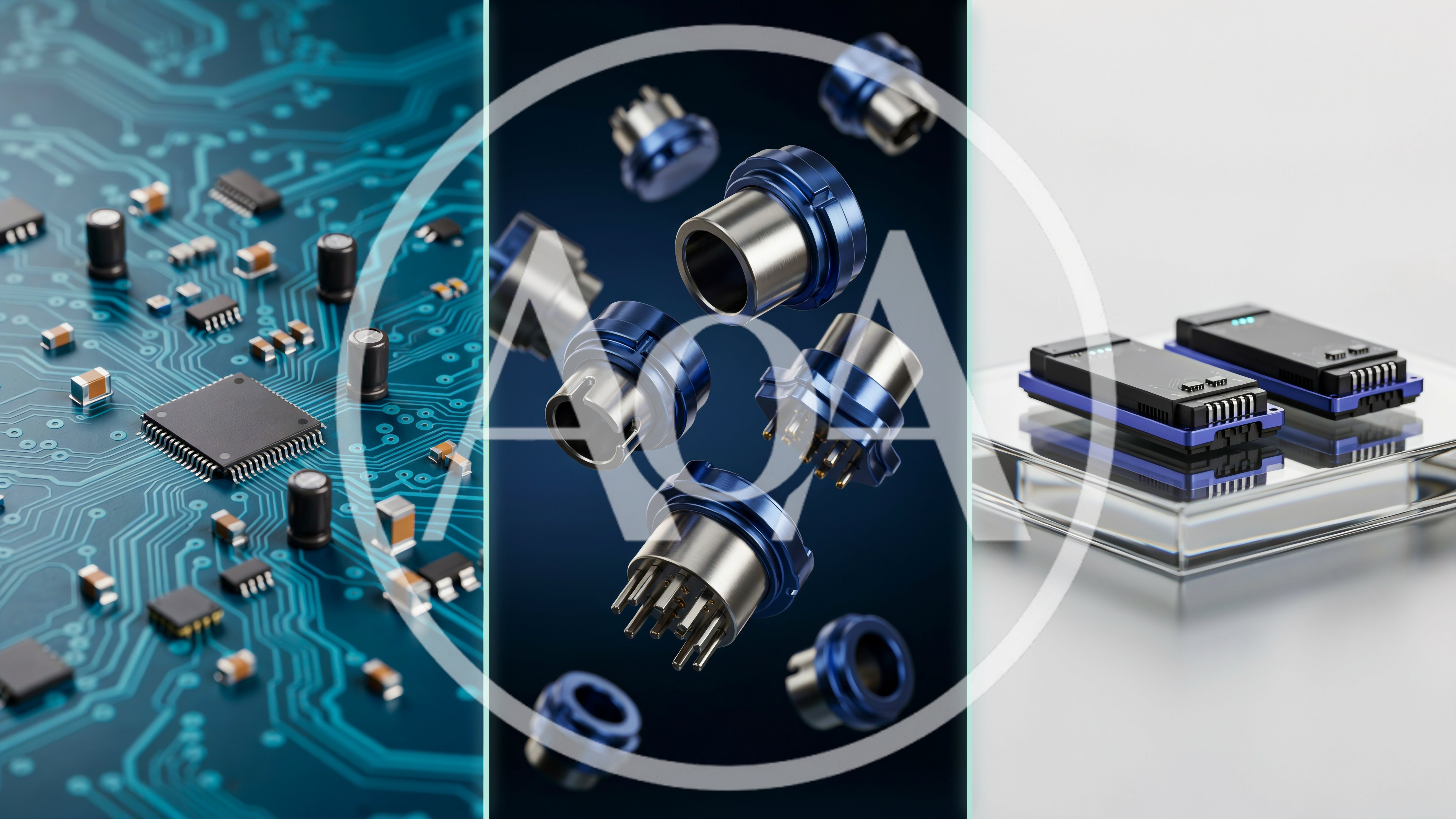Electronic Components And Circuit Board Technology Collage